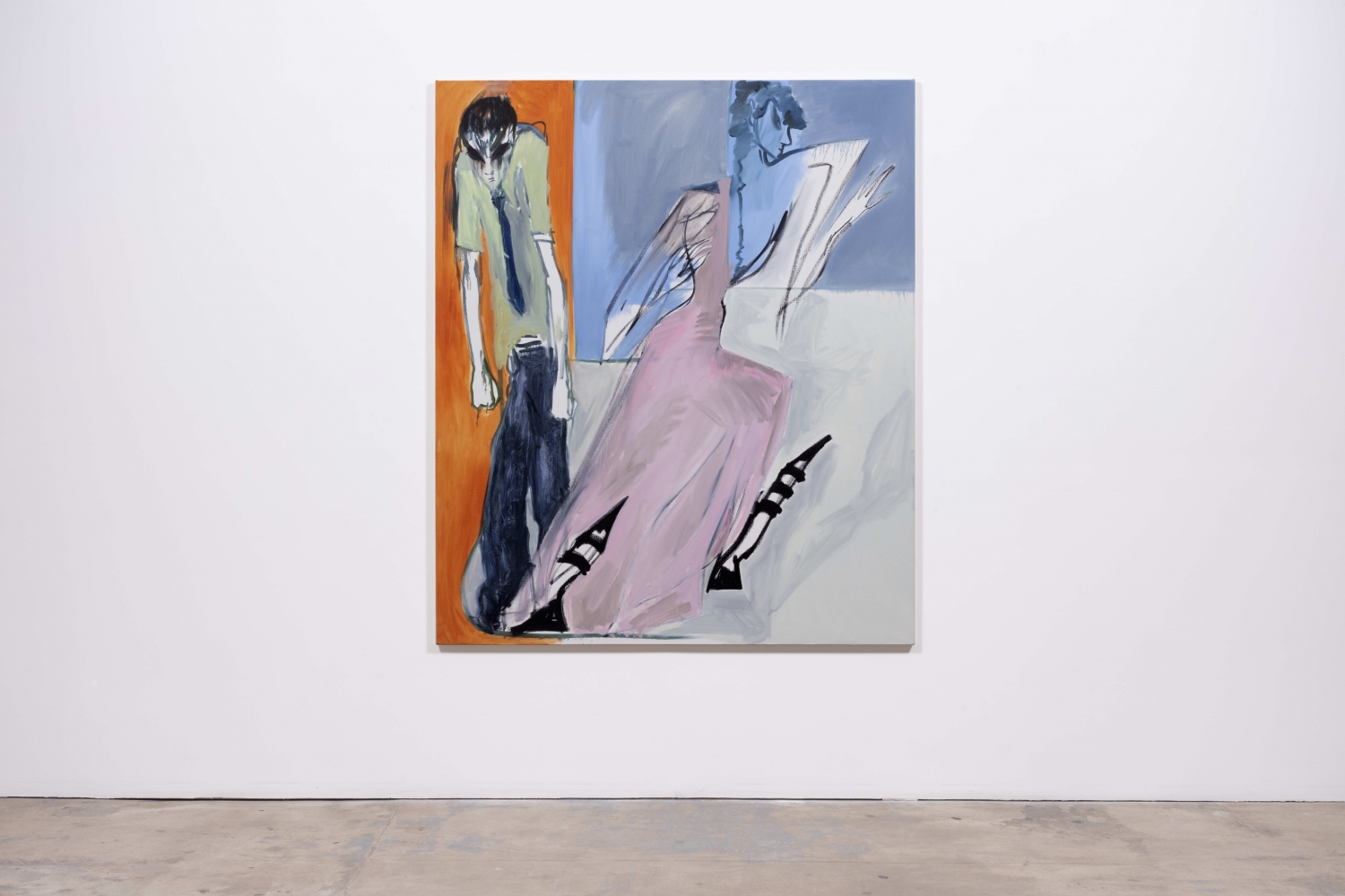 Stefania&amp;nbsp;Batoeva
Untitled, 2021
oil on canvas
78.75 x 67 in
200 x 170.4 cm