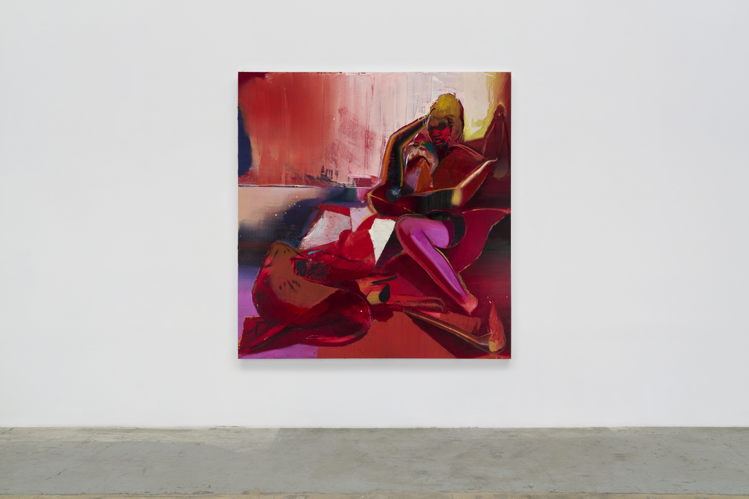 Katherina&amp;nbsp;Olschbaur
Lovers, 2021
oil on canvas
82.7 x 78.75 in
210 x 200 cm