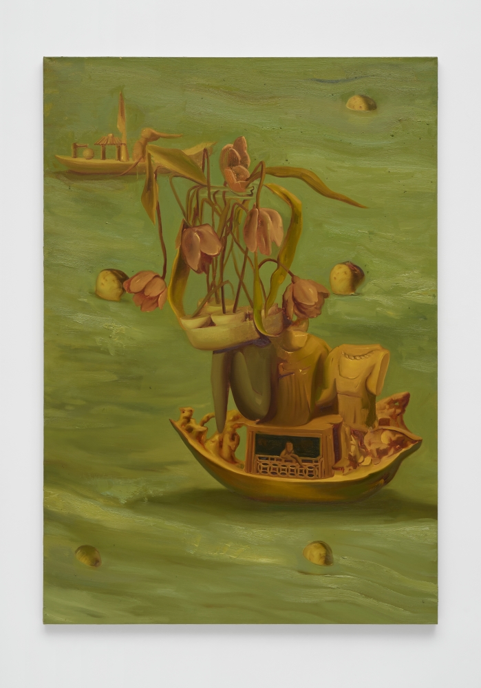 Dominique&amp;nbsp;Fung
Continuing by Boat, 2022
oil on canvas
72 x 50 in
182.9 x 127 cm
