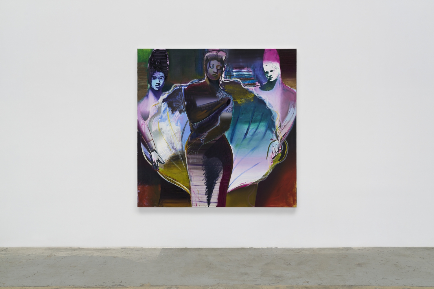 Katherina&amp;nbsp;Olschbaur
The Gift, 2021
oil on canvas
78.75 x 78.75 in
200 x 200 cm