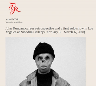 John Duncan's Career Retrospective at Nicodim Gallery