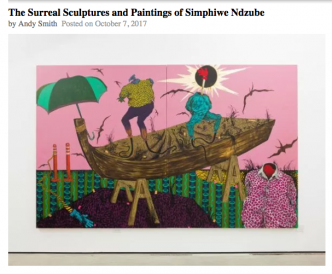 The Surreal Sculptures and Paintings of Simphiwe Ndzube