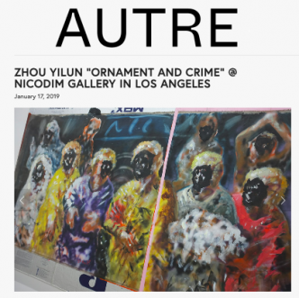 Zhou Yilun: Ornament and Crime featured in Autre