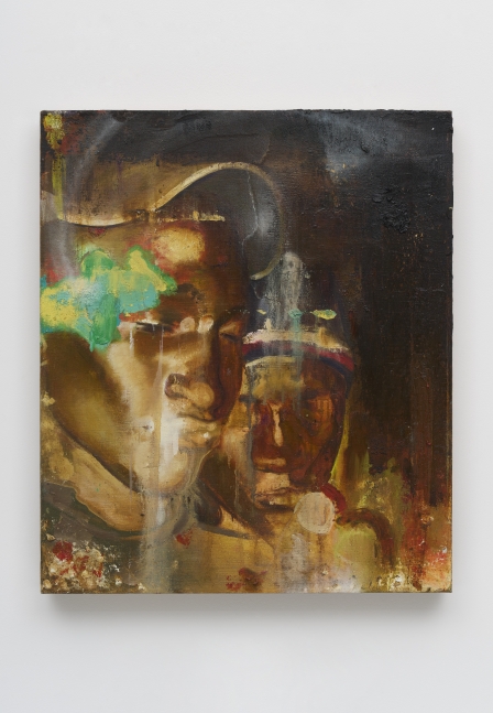 Devin B.&amp;nbsp;Johnson
Once Enforced in This Temporal Manner, 2021
oil, oil stick, and spray paint on linen
26&amp;nbsp;x 24&amp;nbsp;in
66 x 61 cm