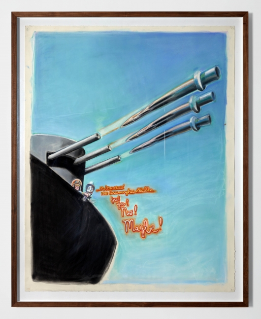 Robert Yarber
No! Not That!, 2013
colored pencil, pastel, ink on paper
59.85&amp;nbsp;x 48&amp;nbsp;in
152 x 122 cm
