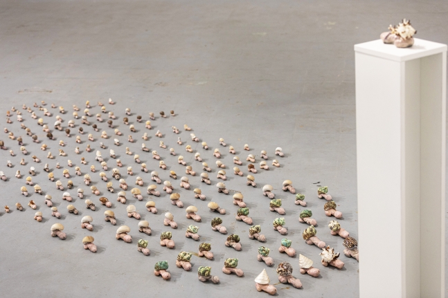 Liliana Basarab
Boots on the Ground, 2021
ceramic, seashells
dimensions variable
