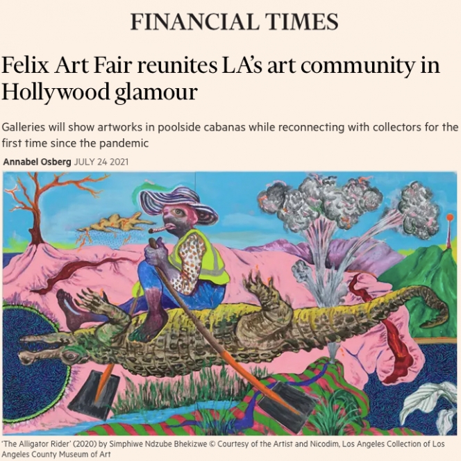 Felix Art Fair Reunites LA’s Art Community in Hollywood Glamour