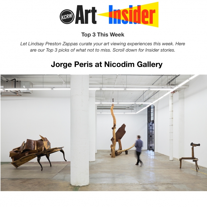 Jorge Peris at Nicodim in the Top 3 Exhibitions of the Week