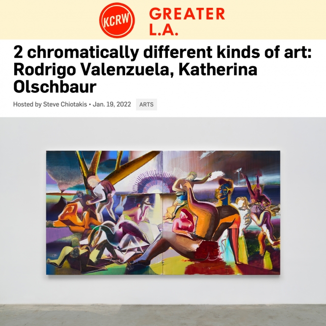 2 Chromatically Different Kinds of Art: Rodrigo Valenzuela, Katherina Olschbaur