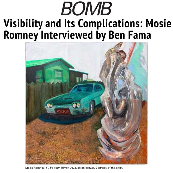 Visibility and Its Complications: Mosie Romney Interview