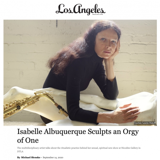 Isabelle Albuquerque Sculpts an Orgy of One