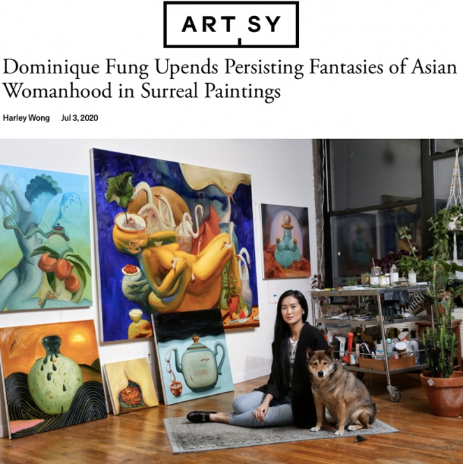 Dominique Fung Upends Persisting Fantasies of Asian Womanhood in Surreal Paintings