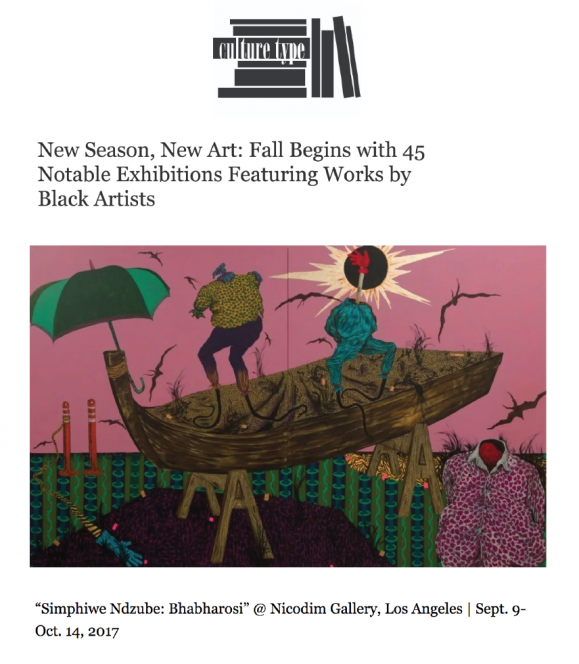 New Season, New Art: Fall Begins with 45 Notable Exhibitions Featuring Works by Black Artists