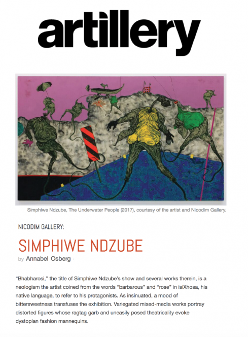Nicodim Gallery: Simphiwe Ndzube
